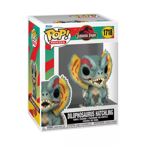 Jurassic Park Hatchling POP! Movies Vinyl Figura Dilophosaurus 9 cm