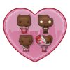 DC Valentines Pocket POP! Vinyl Figura 4-Pack Choc 4 cm