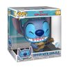 Lilo & Stitch Super Sized Jumbo POP! Games Vinyl Figura Stitch w/Uke 25 cm