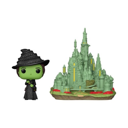 Wicked POP! Town Vinyl Figure Elphaba with the Emerald City 9 cm