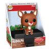 Rudolph the Red-Nosed Reindeer POP! Edge-Sitter Figura Rudolph 9 cm