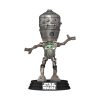 Star Wars: The Mandalorian POP! Deluxe Vinyl Bobblehead Figura IG-12 with Grogu 17 cm