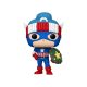 Marvel POP! Vinyl Figura Holiday Capt. America Figura 9 cm