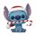 Disney POP! Vinyl Figura Holiday Stitch w/CC 9 cm