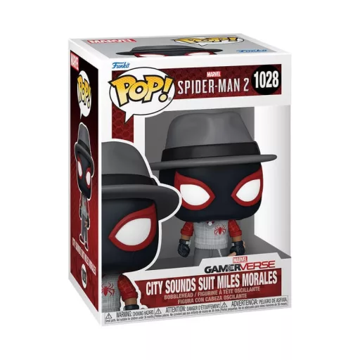 Spiderman 2 POP! Games Vinyl Figura City Sounds Miles 9 cm