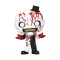 Terrifier 2 POP! Movies Vinyl Figure Art the Clown(BD) 9 cm