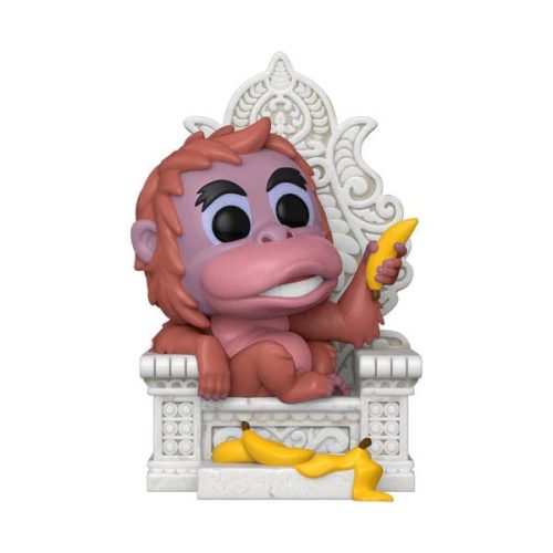 The Jungle Book POP! Deluxe Vinyl Figura King Louie on throne 13 cm