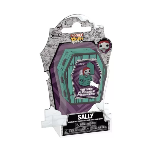 The Nightmare Before Christmas Coffin Pocket POP! Vinyl Figure Sally Sewing 6 cm