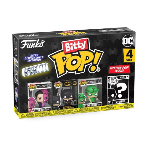 Batman 85th Anniversary Bitty POP! Vinyl Figura 4-Pack Two Face 2,5 cm