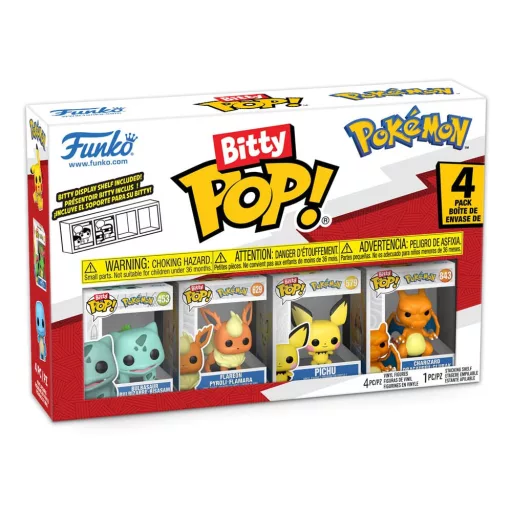 Pokémon Bitty POP! Vinyl Figure 4-Pack Series 3 2 cm