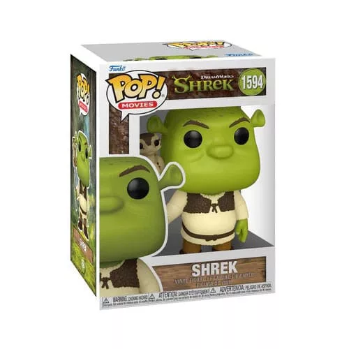 Shrek POP! Movies Vinyl Figura 30th Anniversary Shrek w/Snake 9 cm