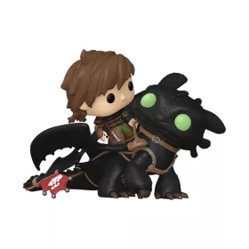   Így Neveld a Sárkányodat (How To Train Your Dragon) POP! Rides Deluxe Vinyl Figura Hiccup w/Toothless 9 cm