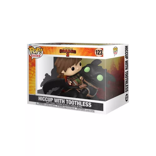 Így Neveld a Sárkányodat (How To Train Your Dragon) POP! Rides Deluxe Vinyl Figura Hiccup w/Toothless 9 cm