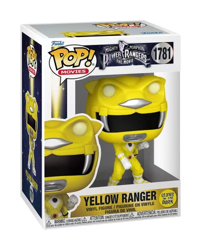 Mighty Morphin Power Rangers: The Movie POP! Movies Vinyl Figura Yellow Ranger (GITD) 9 cm