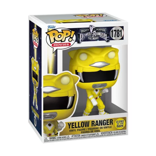 Mighty Morphin Power Rangers: The Movie POP! Movies Vinyl Figura Yellow Ranger (GITD) 9 cm