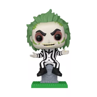   Beetlejuice POP! Plus Movies Vinyl Figure Beetlejuice w/tombstone 9 cm