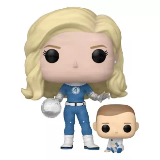   The Fantastic Four: First Steps POP! & Buddy Marvel Vinyl Figura Invisible Woman & Franklin 9 cm