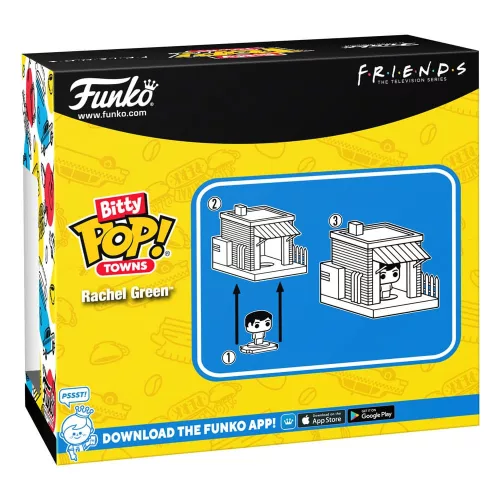 Friends Bitty POP! Town Vinyl Figura Rachel at Central Perks 2,5 cm