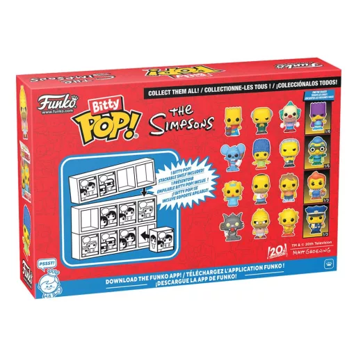 The Simpsons Bitty POP! Vinyl Figure 4-Pack Series 3 2 cm