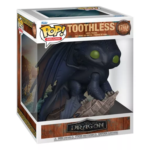 Így Neveld a Sárkányodat (How To Train Your Dragon) LAM POP! Deluxe Vinyl Figura Toothless 16 cm
