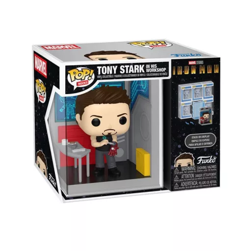 Marvel POP! Nooks Vinyl Figure Tony's Garage 9 cm