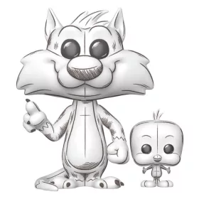   Looney Tunes POP!&Buddy Animation Vinyl Figure Sylvester&Tweety 9 cm