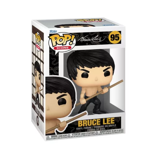 Bruce Lee POP! Icons Vinyl Figura Bruce Lee(dynamic) 9 cm