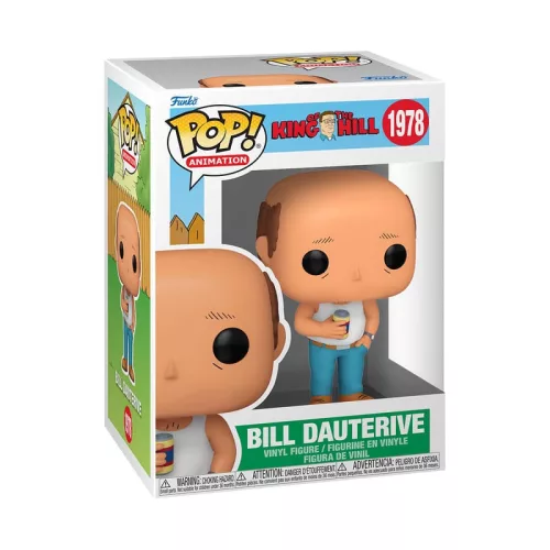 King of the Hill POP! TV Vinyl Figura Bill Dauterive 9 cm