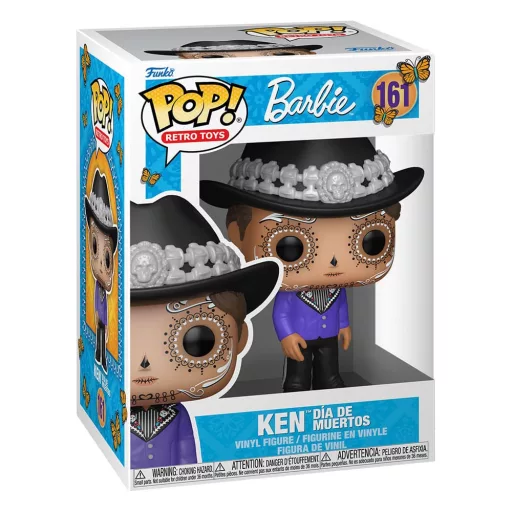 Barbie POP! Retro Toys Vinyl Figure Ken Dia de los Muertos 9 cm