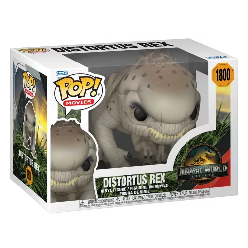 Jurassic World Rebirth POP! Movies Vinyl Figura Distortus Rex 9 cm