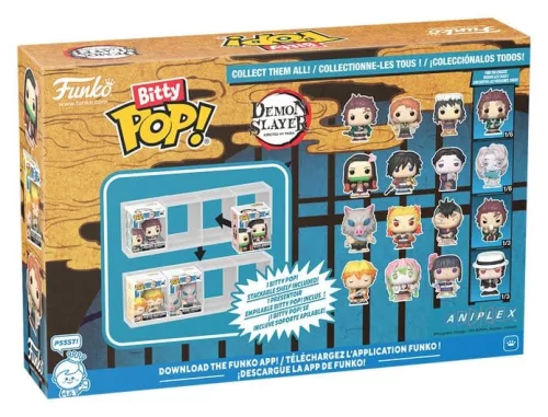 Demon Slayer: Kimetsu no Yaiba Bitty POP! Vinyl Figure 4-Pack Nezuko 2,5 cm