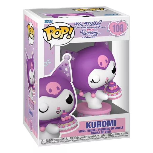 Hello Kitty and Friends POP! Vinyl Figura Kuromi with Cake (20th Anniversary) 9 cm