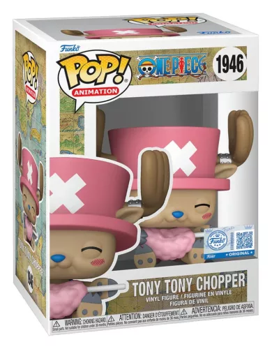 One Piece POP! Animation Vinyl Figure Tony Tony Chopper with Cotton Candy heo Exclusive 9 cm