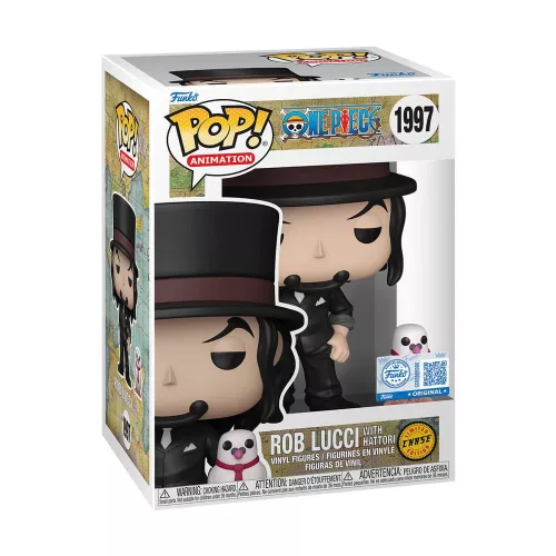 *heo Exclusive Edition* One Piece POP!&Buddy Animation Vinyl Figures Rob Lucci with Hattori w/Chase 10 cm Assortment (6)