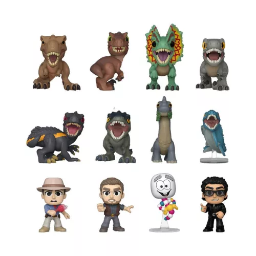 Jurassic World Mini Figurák P&W 5 cm Display (12)