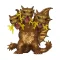 Godzilla Super Sized POP! Movies Vinyl Figura King Ghidora (Electric) 15 cm