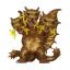 Godzilla Super Sized POP! Movies Vinyl Figura King Ghidora (Electric) 15 cm