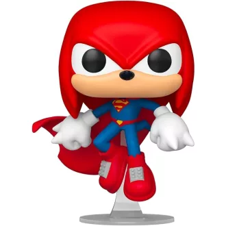   DC x Sonic the Hedgehog POP! Heroes Vinyl Figure Knuckles as Superman 9 cm