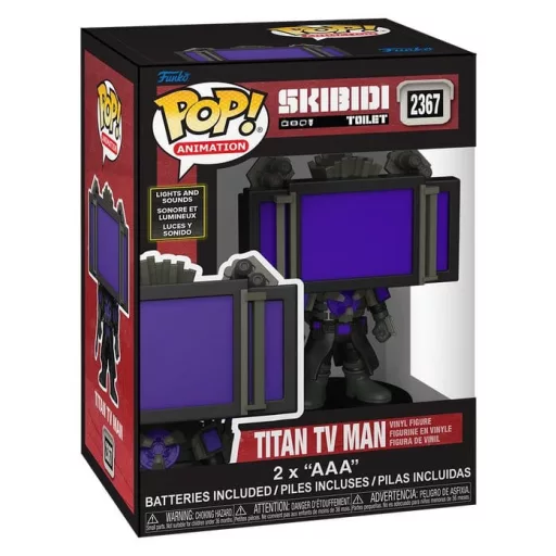 Skibidi Toilet Super Sized POP! Vinyl Figure Titan TV Man(SFX) 10 cm
