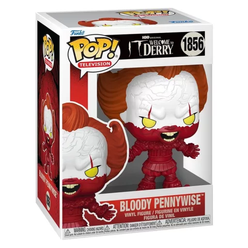 It: Welcome to Derry POP! Television Vinyl Figure Bloody Pennywise 9 cm