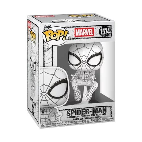 Marvel POP! Vinyl Figure Sketched - Spider-Man 9 cm