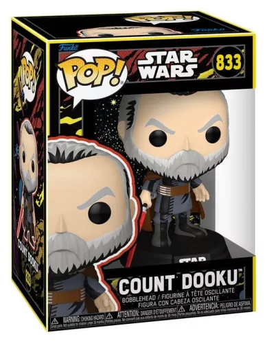 Star Wars: May the Fourth POP! Nooks Vinyl Figure Count Dooku (Retro) 9 cm