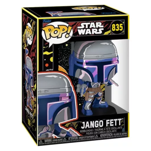Star Wars: Mandalorian & Grogu POP! Vinyl Figure Jango Fett (Retro) 9 cm