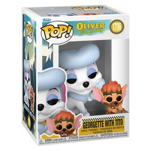 Oliver & Co. POP&Buddy Vinyl Figure Georgette w/Tito 9 cm