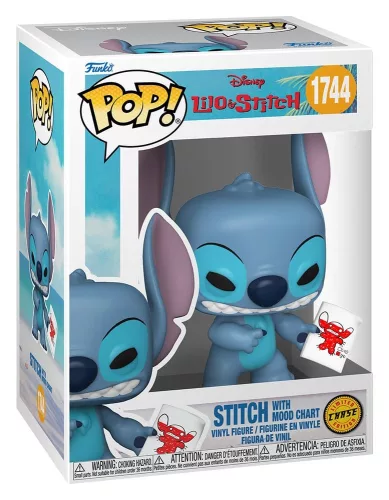 Lilo & Stitch POP! Vinyl Figure Stitch with Mood Chart 9 cm