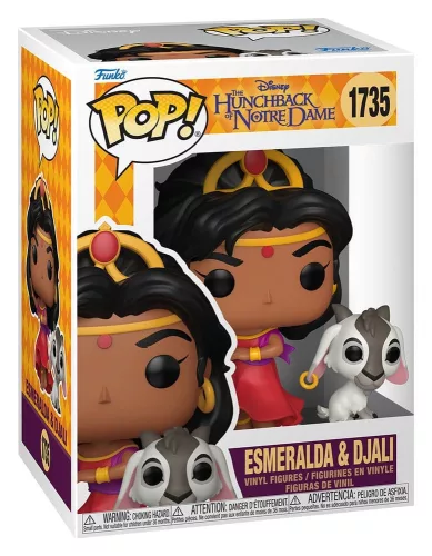 The Hunchback of Notre Dame POP! Vinyl Figure Esmeralda & Djali 9 cm