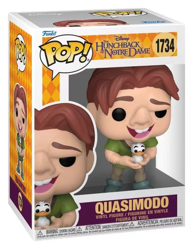 The Hunchback of Notre Dame POP! Vinyl Figure Quasimodo with Bird 9 cm