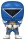 Power Rangers Zeo POP! Movies Vinyl Figures Zeo Ranger Blue 9 cm