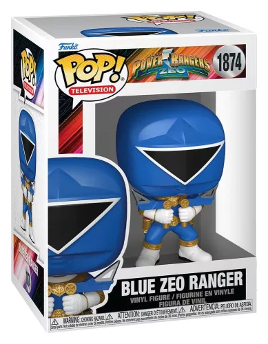 Power Rangers Zeo POP! Movies Vinyl Figures Zeo Ranger Blue 9 cm