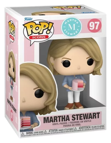 Martha Stewart POP! Icons Vinyl Figure Martha Stewart (with Cake) 9 cm